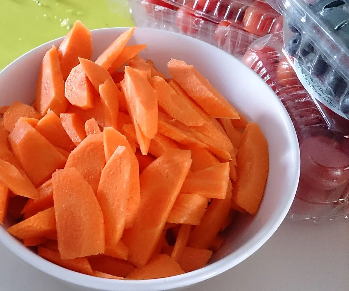 Egyptian frozen carrots