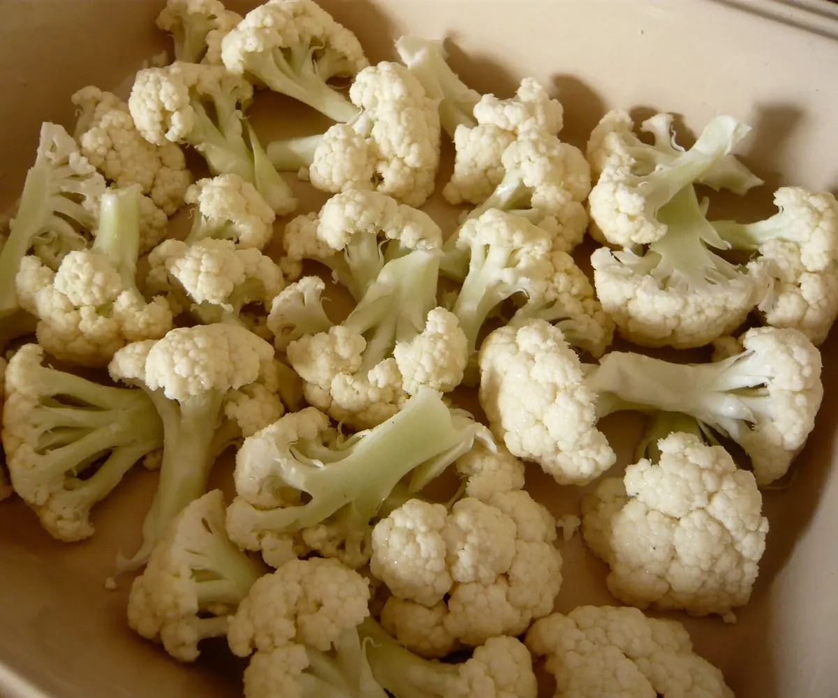 Egyptian frozen cauliflower florets