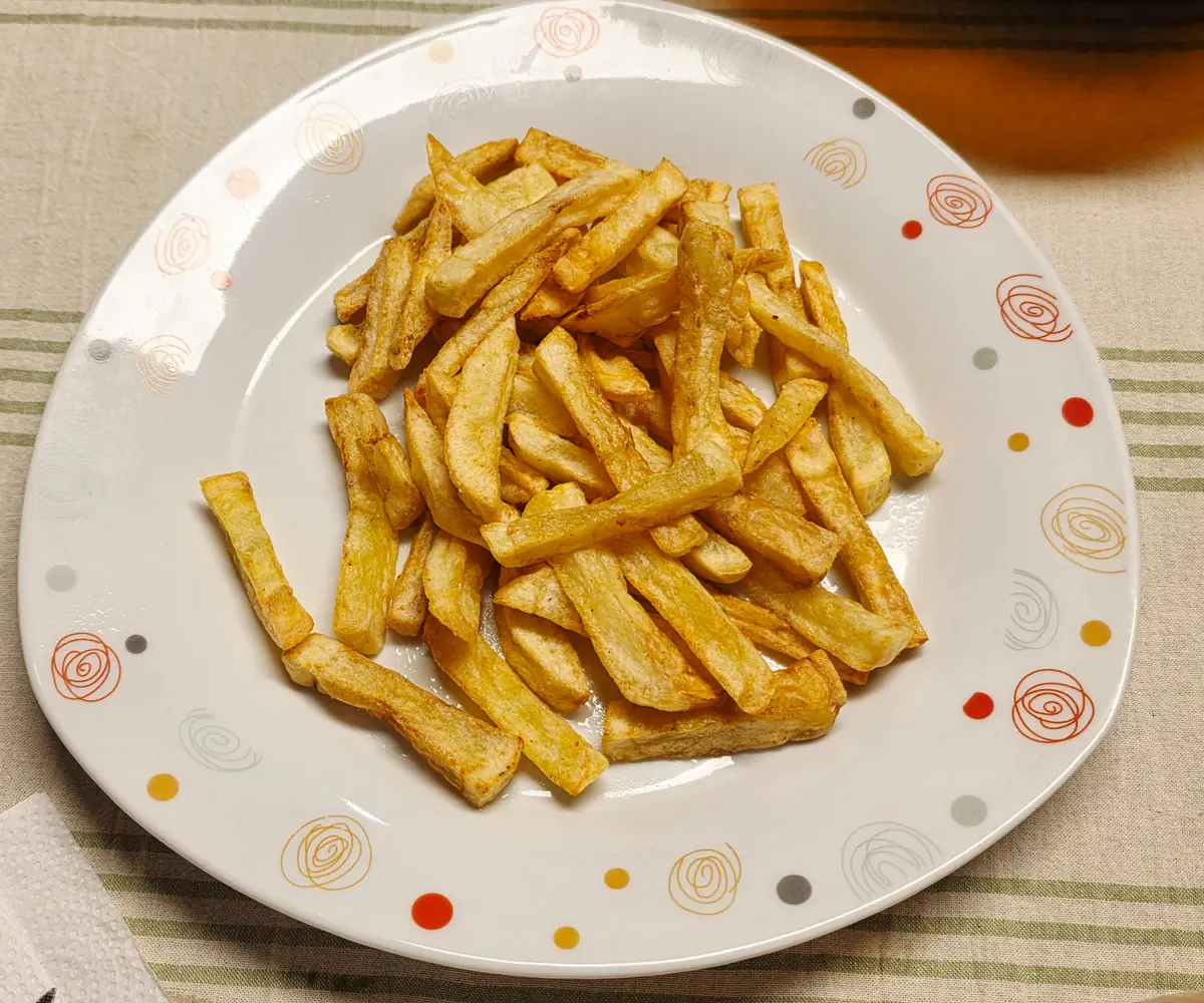 Egyptian semi-fried French fries